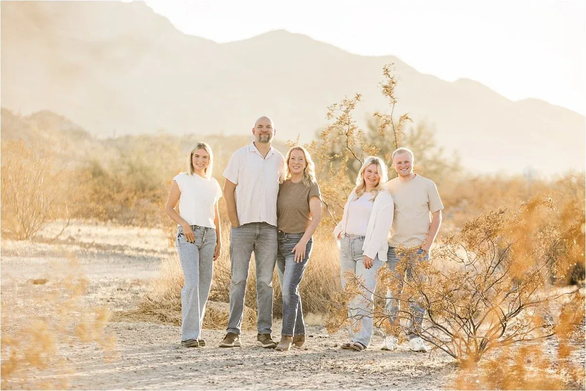 A Desert Sunset Family Session at South Mountain: Keep doing family photos, even when your kids are Grown