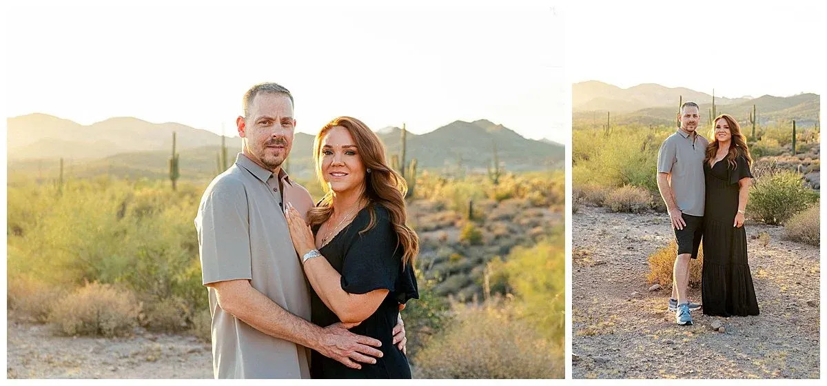 Sunset Family Photos at Lost Dutchman State Park: A Vacation Session to Remember