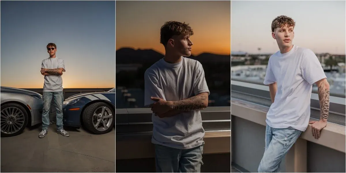 Custom Senior Photos in Phoenix That Go Beyond the Ordinary | Teagan’s Automotive-Inspired Session