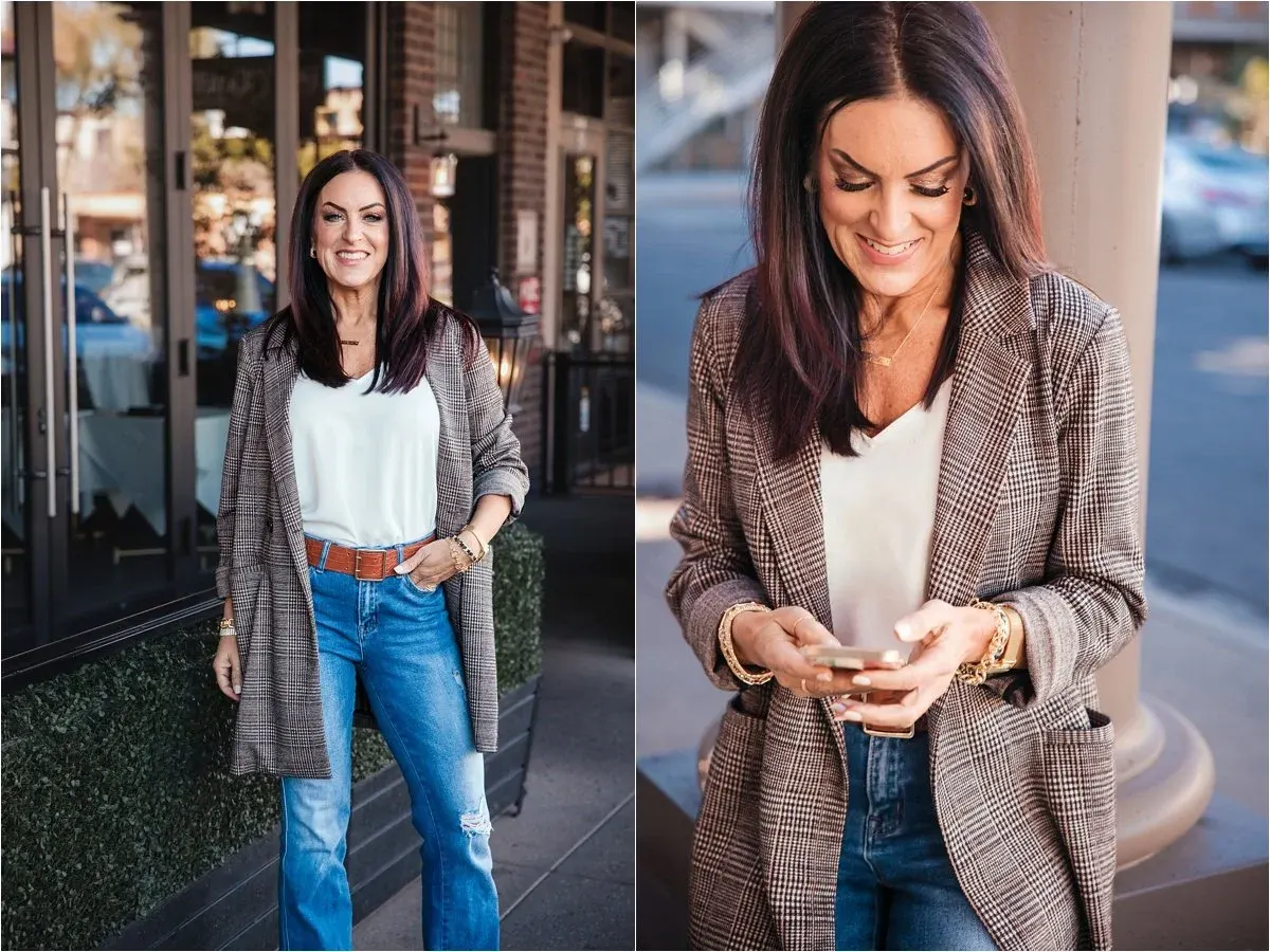 Headshots of a Chandler real estate agent in downtown Chandler
