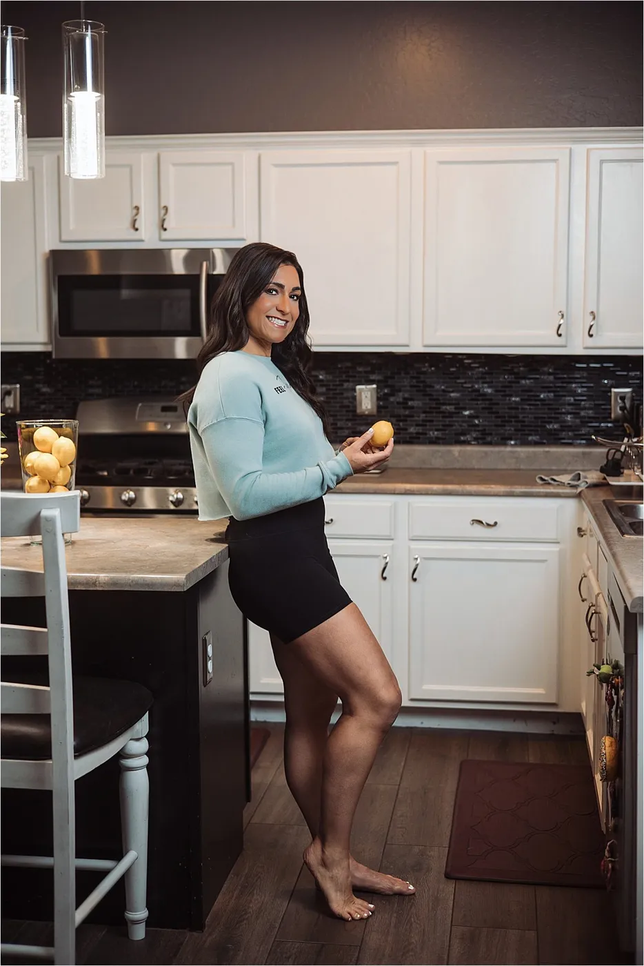 Lifestyle branding photo in a kitchen in Gilbert, Arizona
